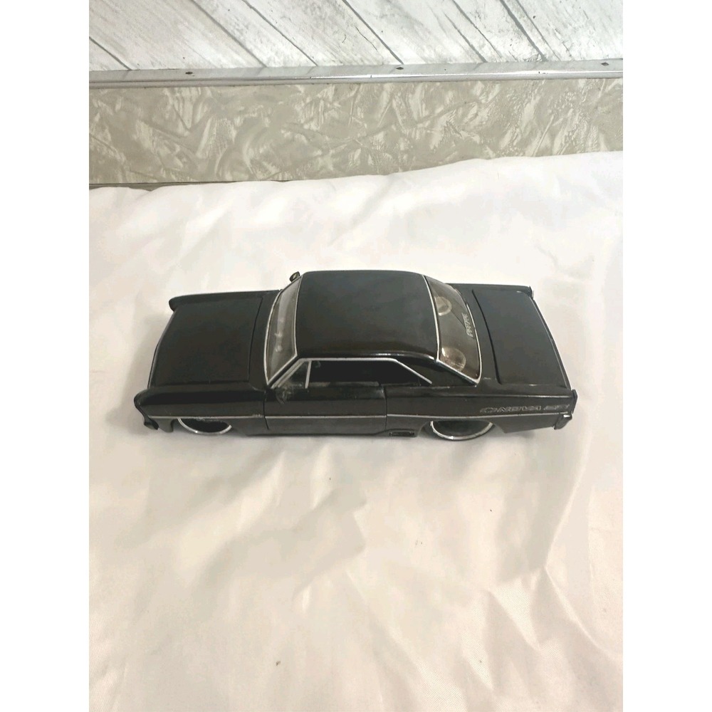 Jada Bigtime Muscle 1967 Chevy Nova SS 1:24 Diecast Black Loose